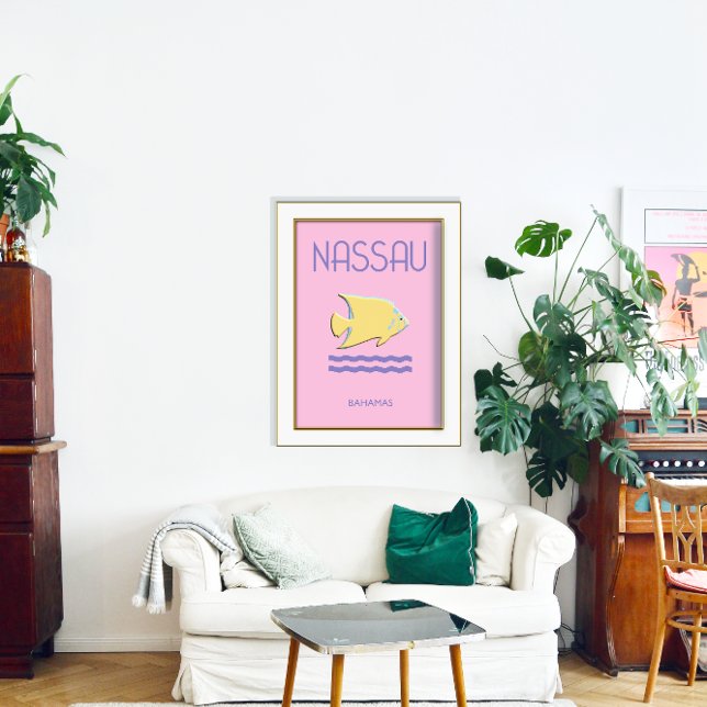 Nassau Bahamas Poster Wall Art Fish (Criador carregado)