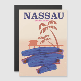 Nassau Bahamas viagem poster