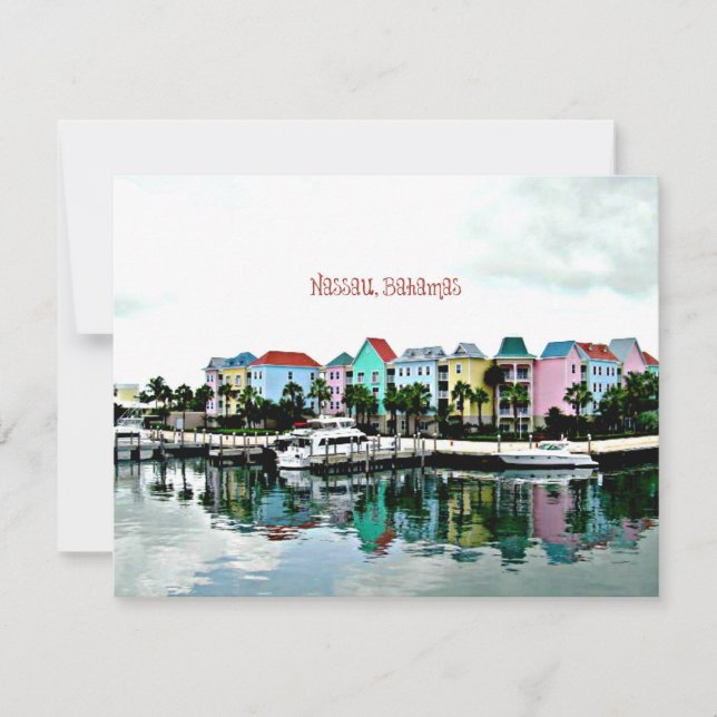 Nassau, vista cênica das Bahamas (Frente)