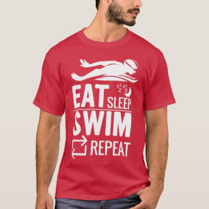 NATAÇÃO DE SONO COME REPITA Nadação Camisa Esporte