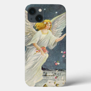 natais vintages Anjo Vitoriano com Rosas de Estrel