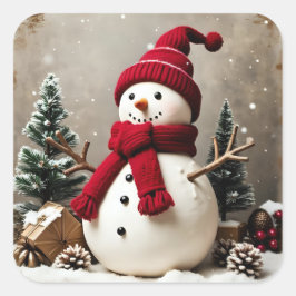 Natais vintages - Autocolantes