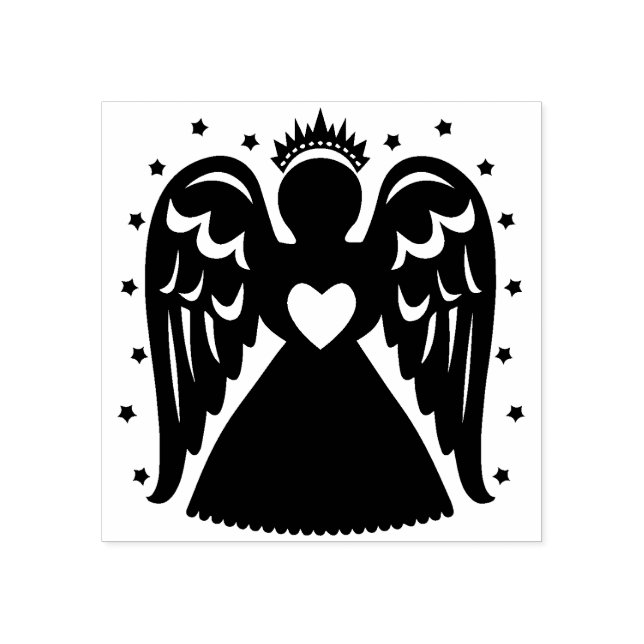 Natais vintages Carimbo de Borracha (Impressão)