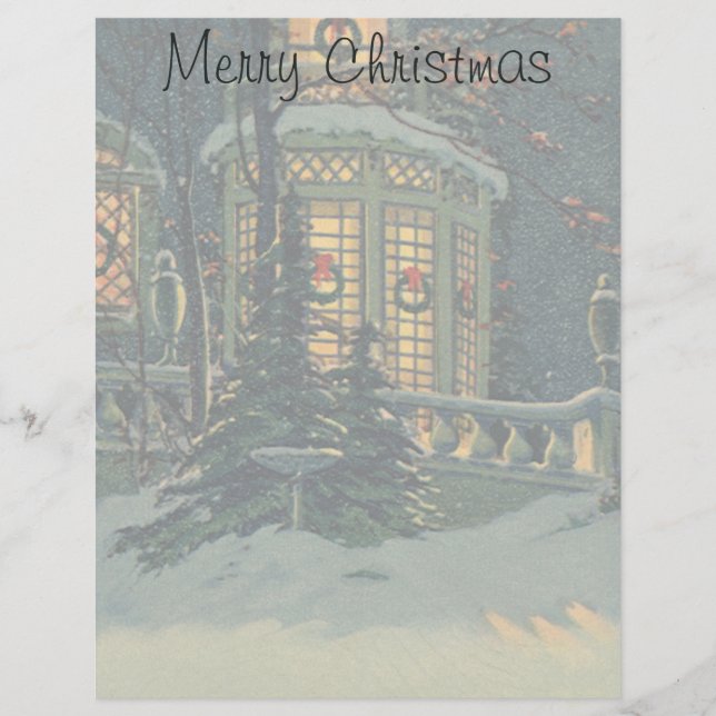 Natais vintages, Casa com Mortes no Windows (Frente)