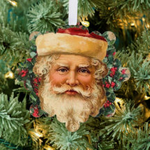 natais vintages festivos adicionam Papais noeis de