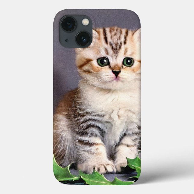 Natais vintages Kitten e Holly (Verso)