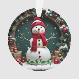 Natais vintages - Ornamento acrílico