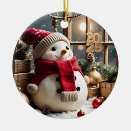Natais vintages - Ornamento do Círculo Cerâmico
