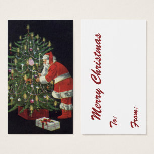 Natais vintages, Papai Noel com Presentes