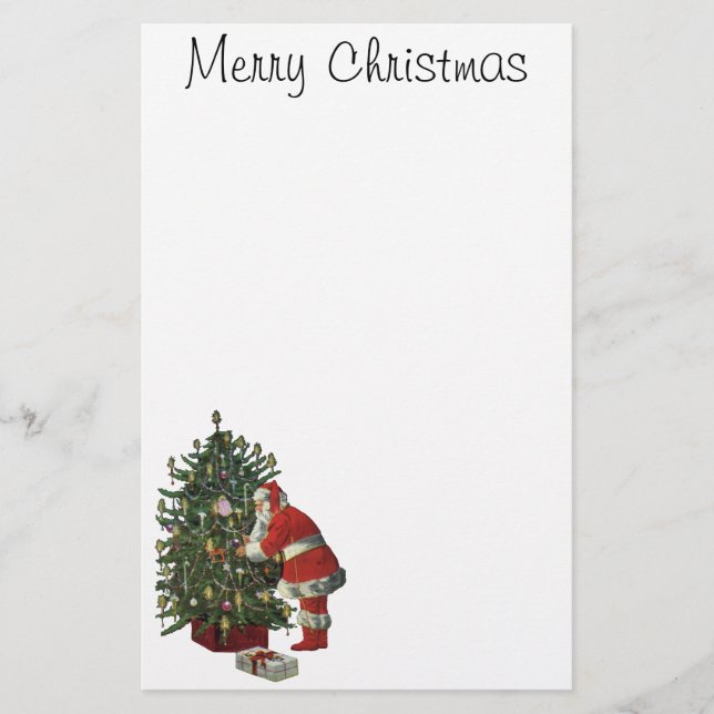 Natais vintages, Papai Noel com Presentes (Frente)