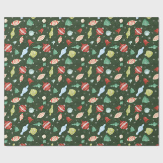 natais vintages Papel de embrulho para ornamentaçã