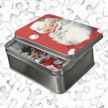 Natais vintages Santa Claus, Jolly e Winking