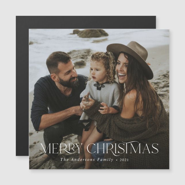 Natal 1 - Feriado floral floral negro (Frente/Verso)