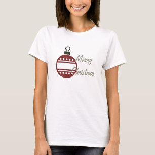 Natal 1: Ornamento Camisa de Natal Feliz 2