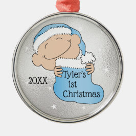 Natal 1rua ornamento Azul