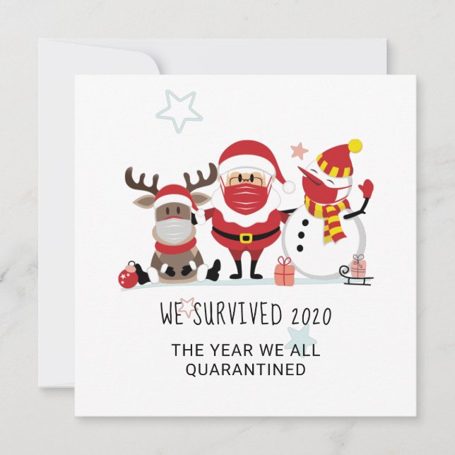 Natal 2020 Todos Nós Comemorativos Em Quarentena (Frente)