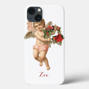 Natal Antigo, Anjo Vitoriano com Grinalda Floral
