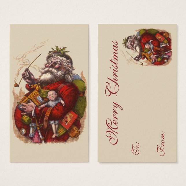 Natal Antigo, Brinquedos de Cachimbo do Papai Noel (Frente & Verso)