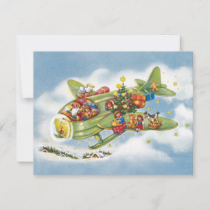 Natal Antigo, Convite de Avião do Papai Noel