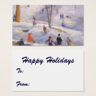 Natal Antigo, Esquiando, Glackens Central Park