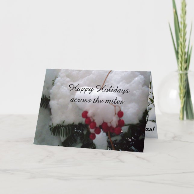 NATAL ATRAVÉS do cartão das MILHAS (Frente)