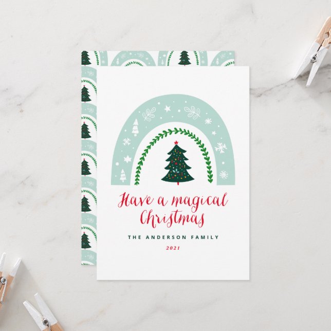 Natal bonito e belo arco-íris (Frente/Verso In Situ)