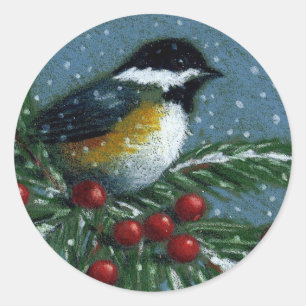 NATAL: CHICKADEE: ETIQUETAS