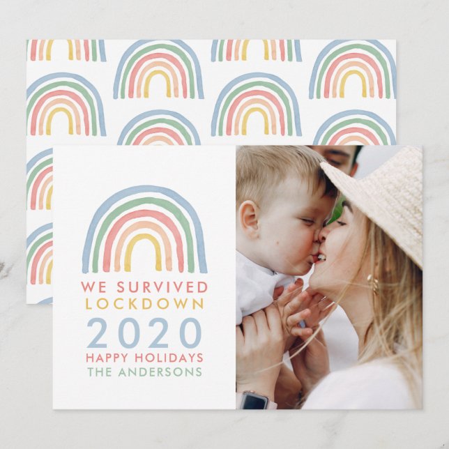 Natal colorido que sobrevivemos ao bloqueio (Frente/Verso)