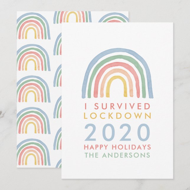 Natal colorido, sobrevivi ao bloqueio (Frente/Verso)