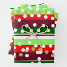 Natal com Bolinhas Douradas Burgundy e Esmeralda