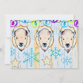 Natal com Floco de Neve de Búfalo