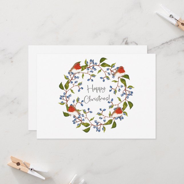 Natal com Robin Birds | Férias Festivas (Frente/Verso In Situ)