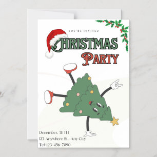 Natal Convite de festas Moderno Natal Natal Verde