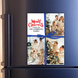 Natal da Colagem de Fotos da Família Molhada de Pr