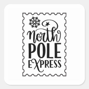 Natal da etiqueta do selo do papai noel do Pólo
