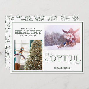 Natal da família de feriados saudáveis