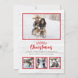 Natal da Madeira Rústica Vermelha Branca