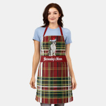 Natal da Xadrez Vermelha Feriada de Boston Terrier