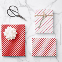 Natal das faixas de diagnóstico brancas-vermelhas