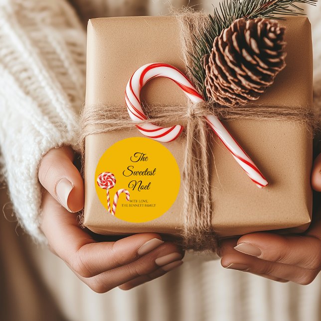 Natal de Canequinha Adesivo | O Natal Mais Doce (Criador carregado)