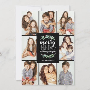 Natal de Colagem de 8 Fotos do Feriado de Garland