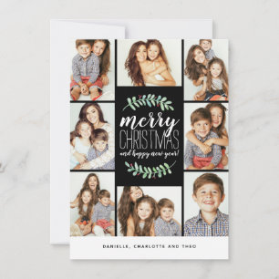 Natal de Colagem de 8 Fotos do Feriado de Garland 