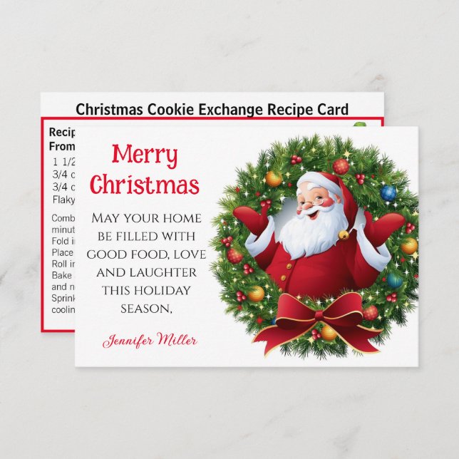 Natal de Compartilhamento de Receita de Troca de C (Frente/Verso)