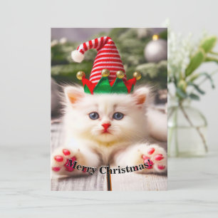 Natal de Feliz Feriado de Furbaby gatinho