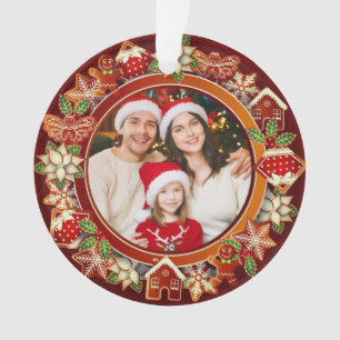 & Natal de Gengibre I Enfeite de Natal Personaliza