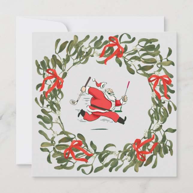 Natal de Golfe com golfe no Papai Noel (Frente)