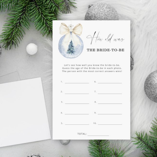 Natal de inverno Quantos anos tinha a noiva para s (Criador carregado)