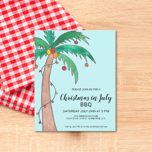 Natal De Orçamento Em Julho, Convite Para Árvore D