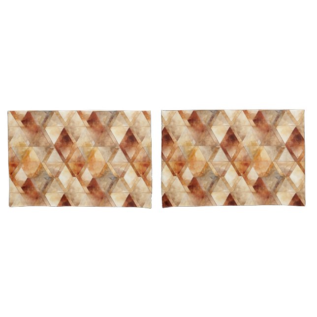 Natal de Triângulos Dourados Vermelhos Cream Burgu (Frente - conjunto)