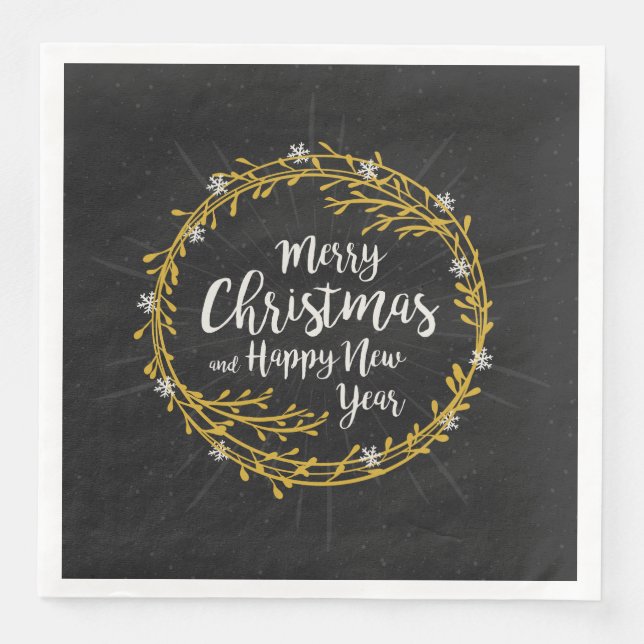 Natal Deseja guardanapos de papel (Frente)